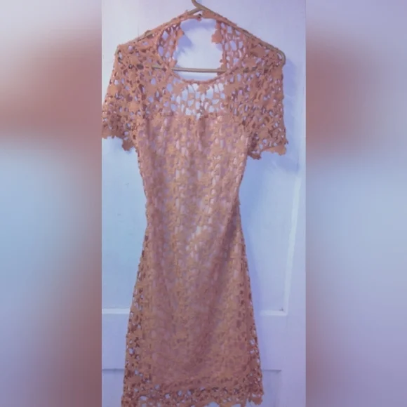 Dresses | Beautiful Elegant Rose Gold Dress | Poshmark
